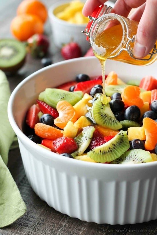 Fruit salad With Honey